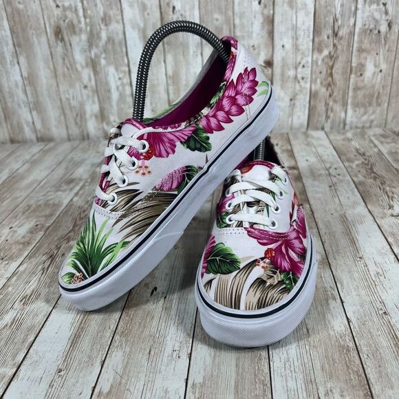 Vans tropical floral authentic Womens 7.5 - Picture 5 of 8